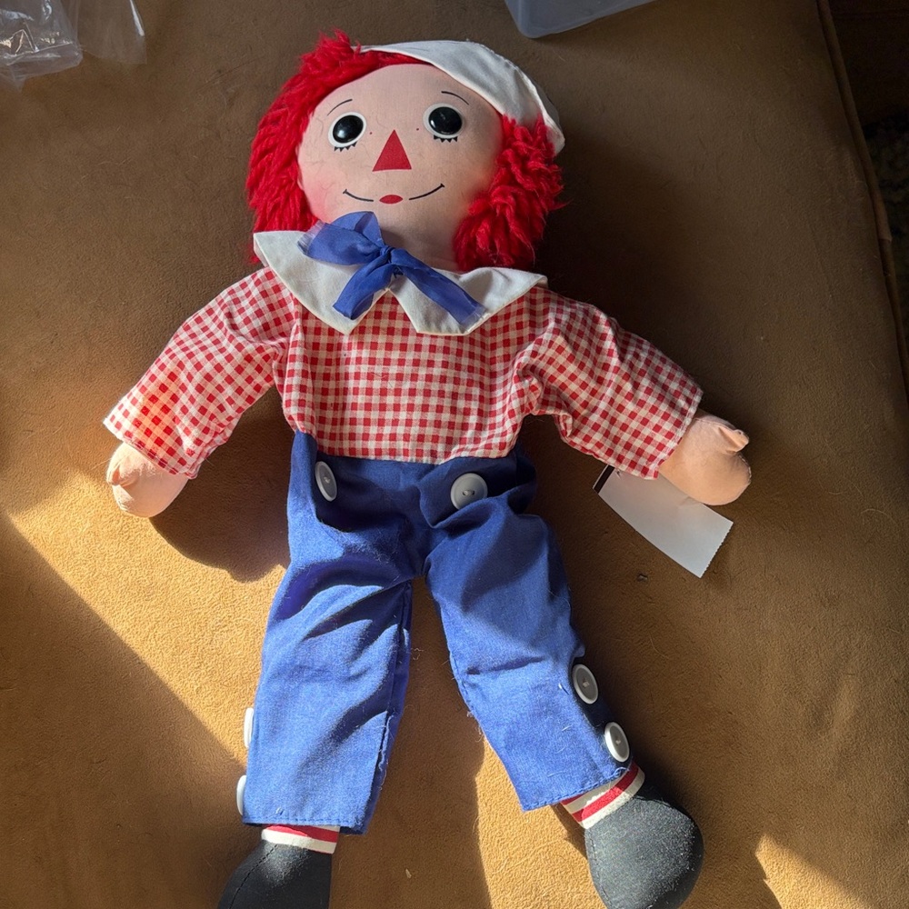 Vintage Raggedy Andy made by knickerbocker in original sailing outfit